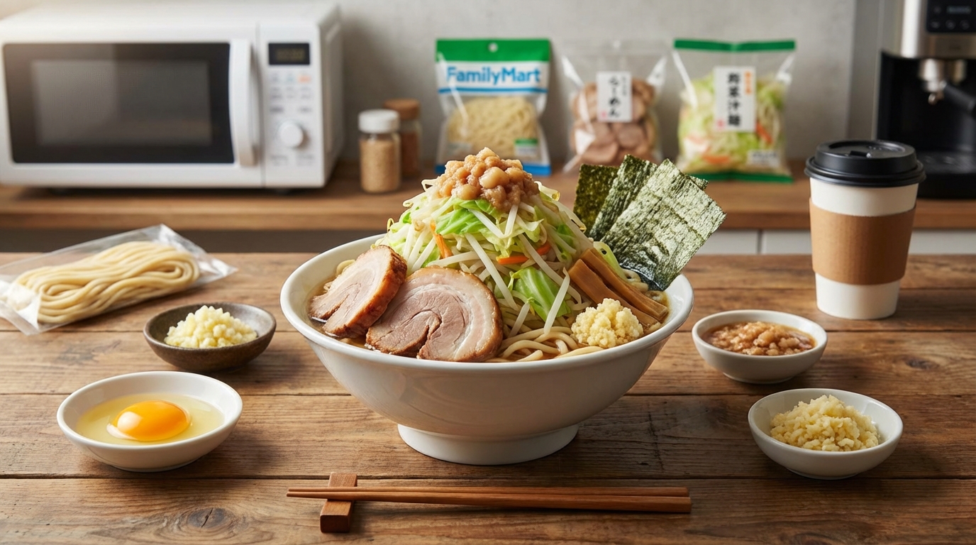 ファミマ二郎系ラーメンを本格的にするアレンジ術