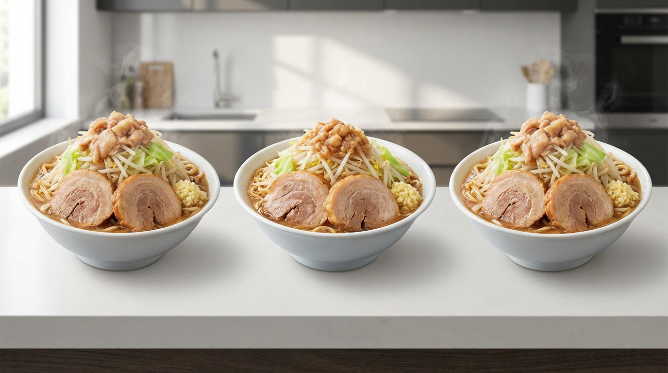 ファミマvs他コンビニ|二郎系ラーメン比較