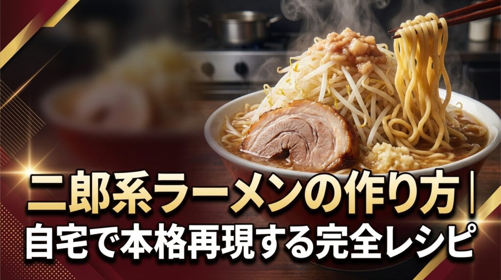 二郎系ラーメンの作り方｜自宅で本格再現する完全レシピ