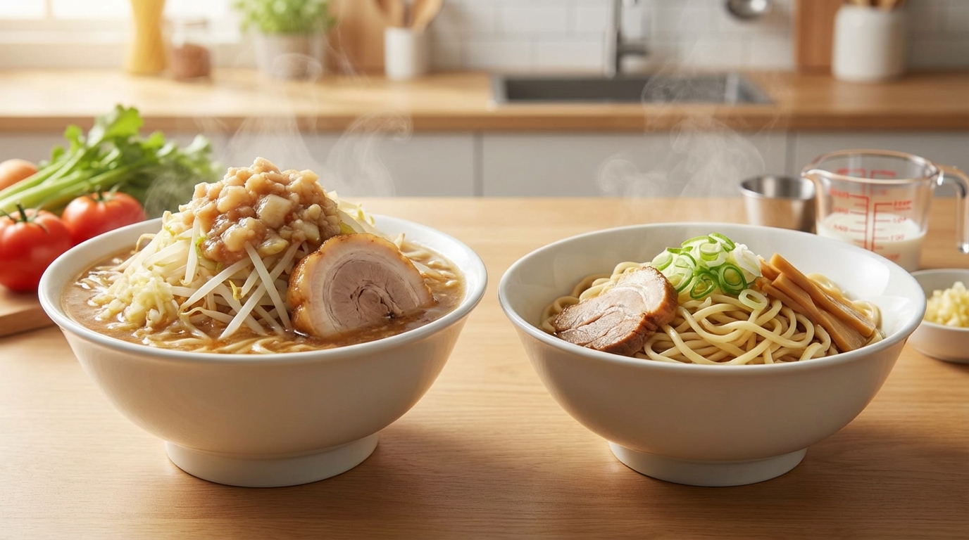 【結論】二郎系ラーメンはスープを飲まないと約300〜500kcal減らせる