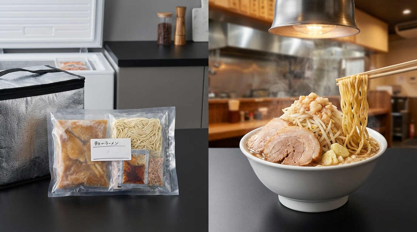冷凍二郎系ラーメンとは？店舗との違いと人気の理由