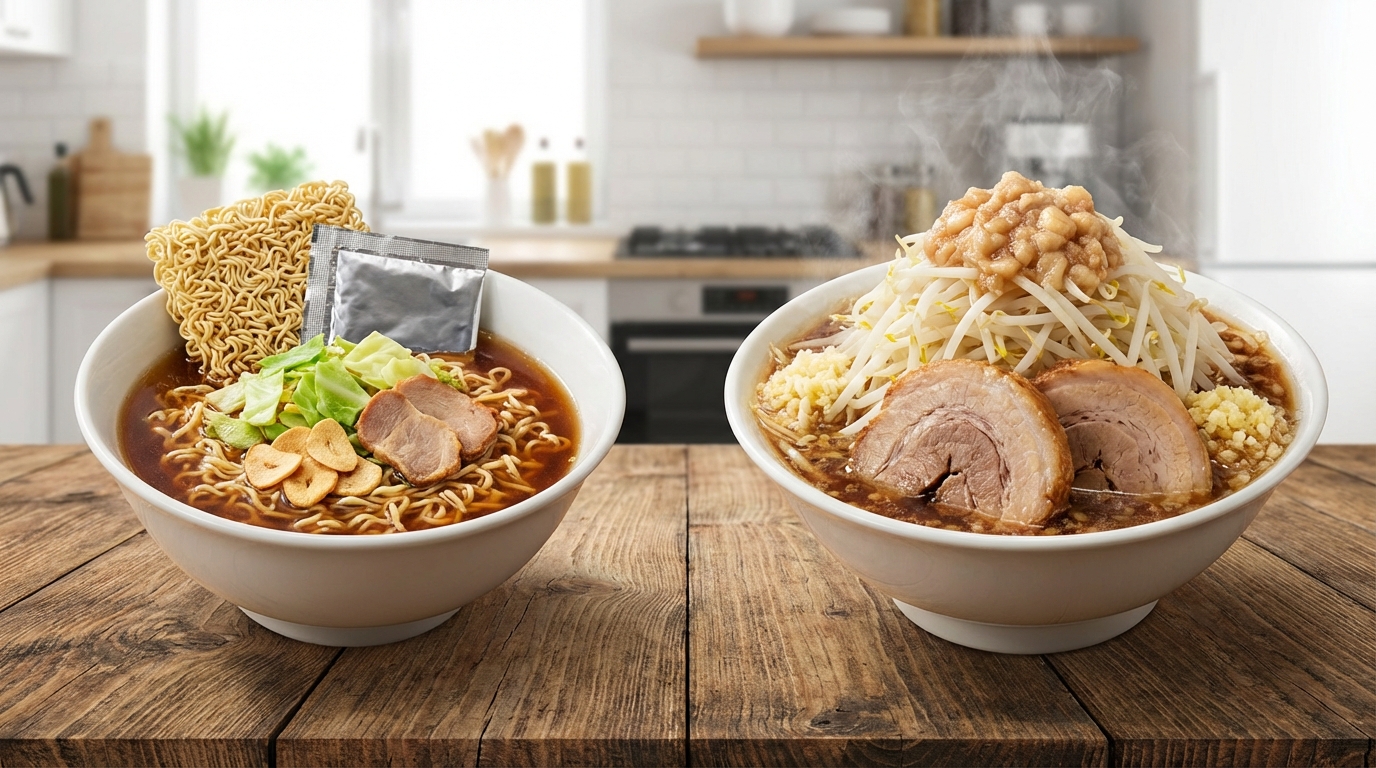 二郎系インスタントラーメンとは？種類と本物との違い