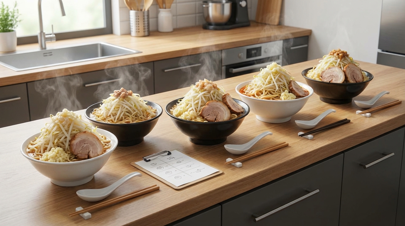 二郎系インスタント5商品を徹底比較【実食レビュー】