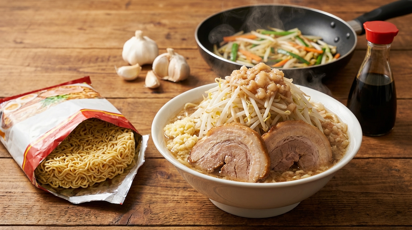 二郎系インスタントを本物級に格上げするアレンジ術