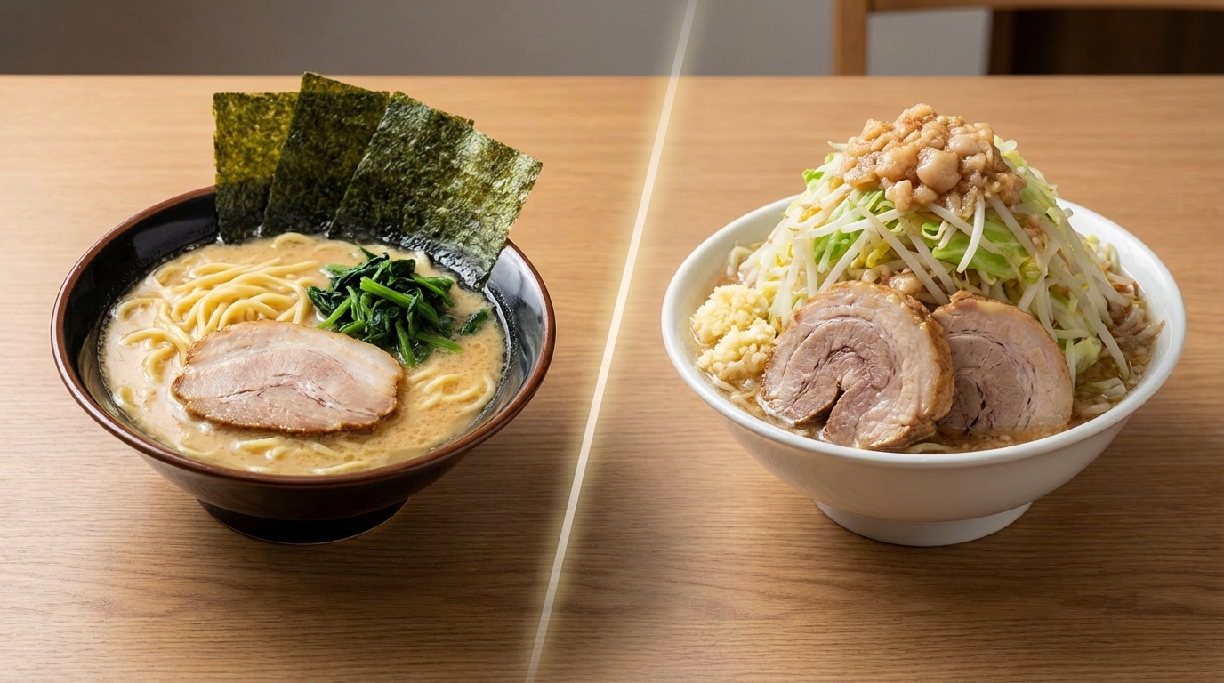 あなたに合うのはどっち?家系・二郎系タイプ別診断