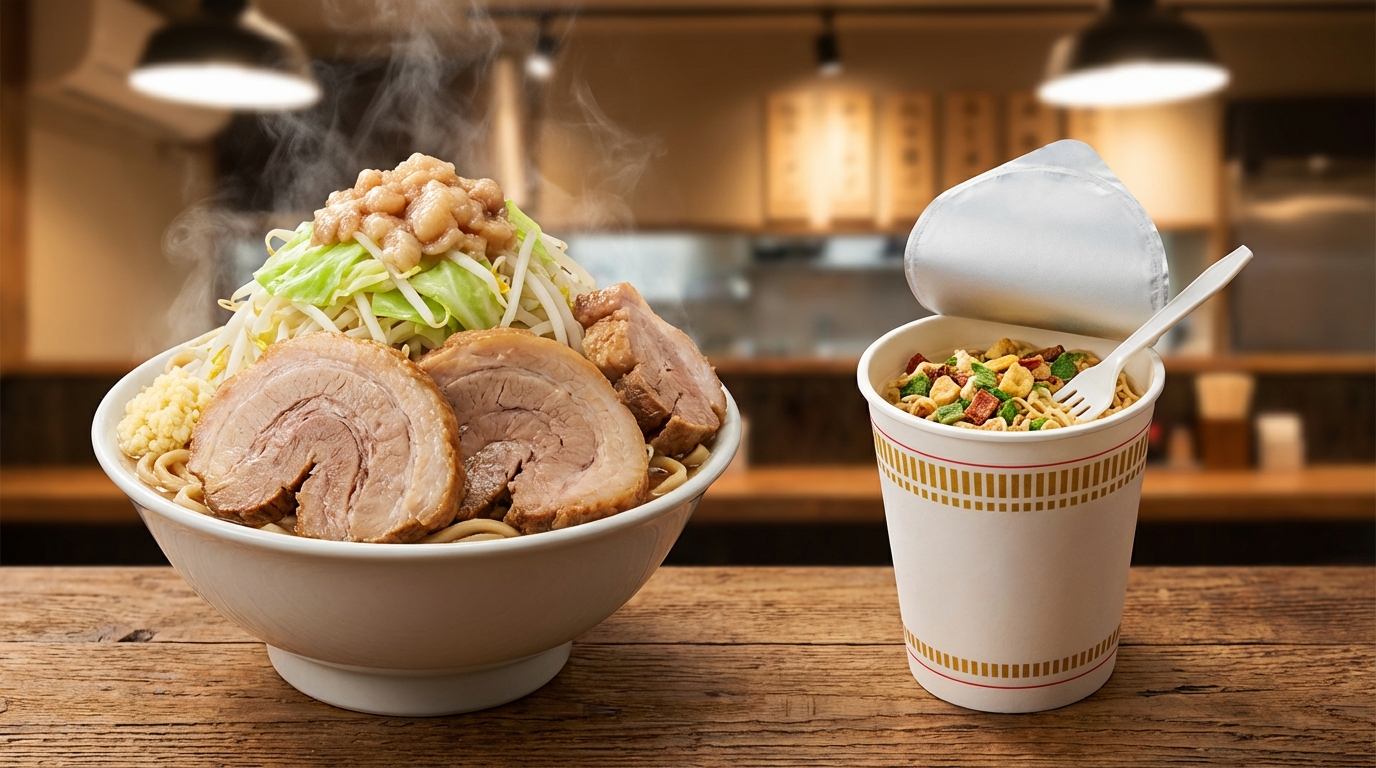 二郎系ラーメンとは?カップ麺でどこまで再現できるのか