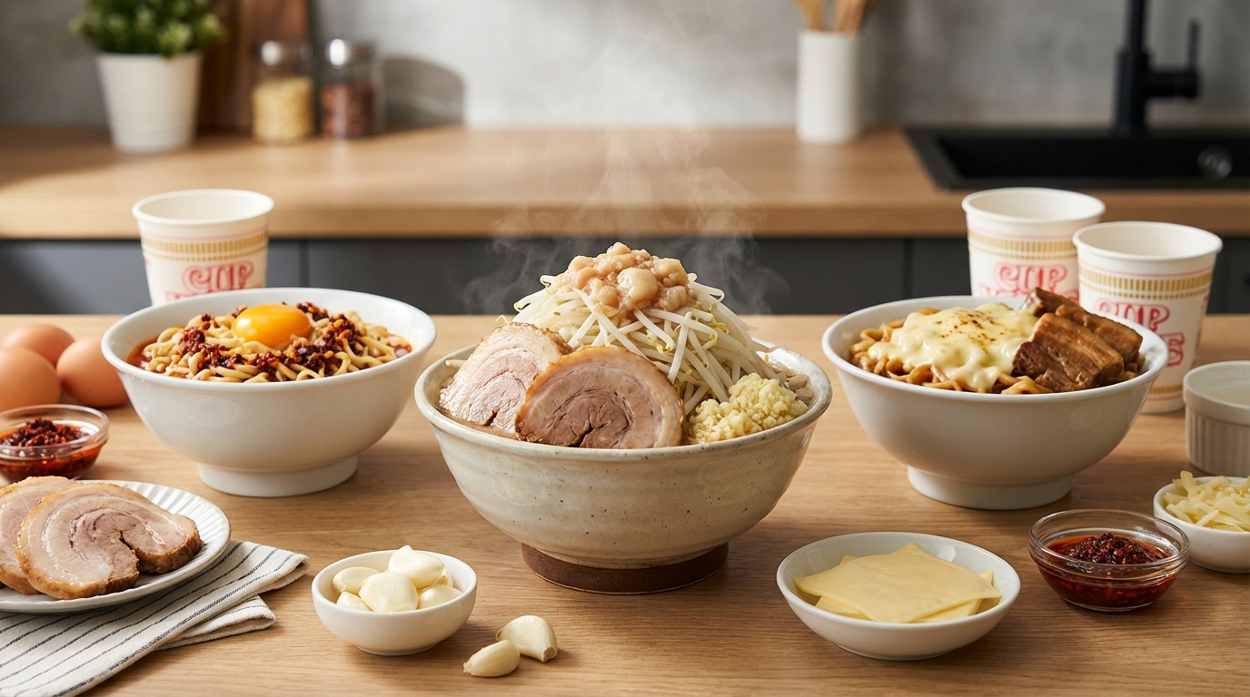 二郎系カップ麺を本格化する簡単アレンジ3選