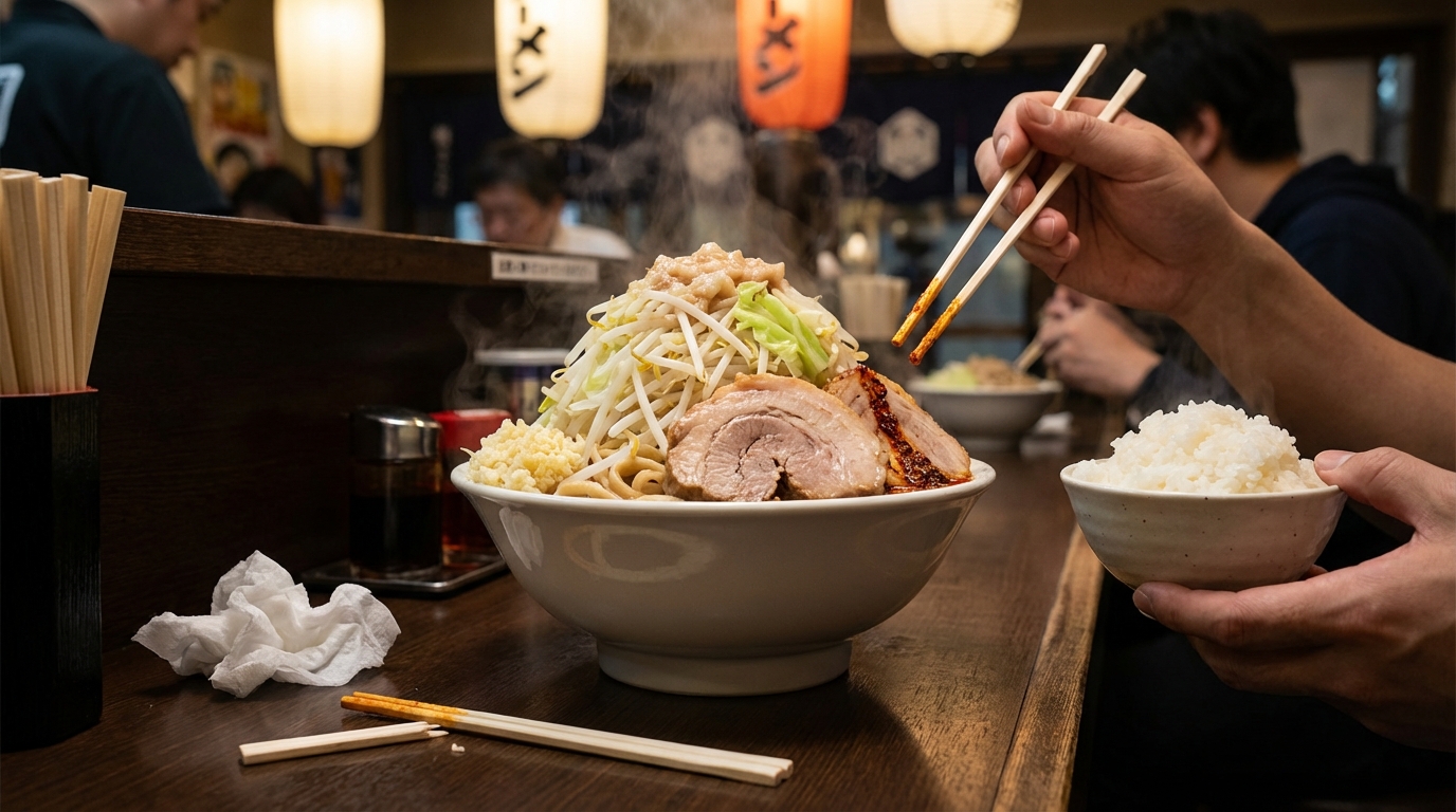 二郎系ラーメンでやってはいけないNG行動5選