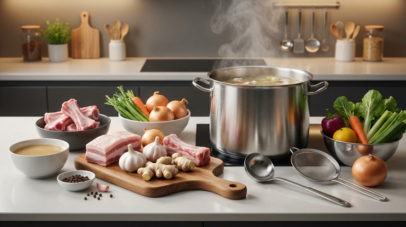 二郎系スープの作り方を7ステップで解説