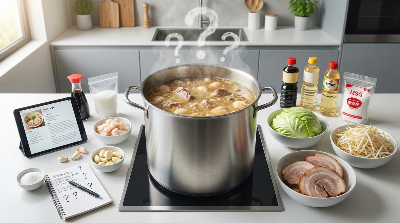 二郎系スープ作りでよくある質問