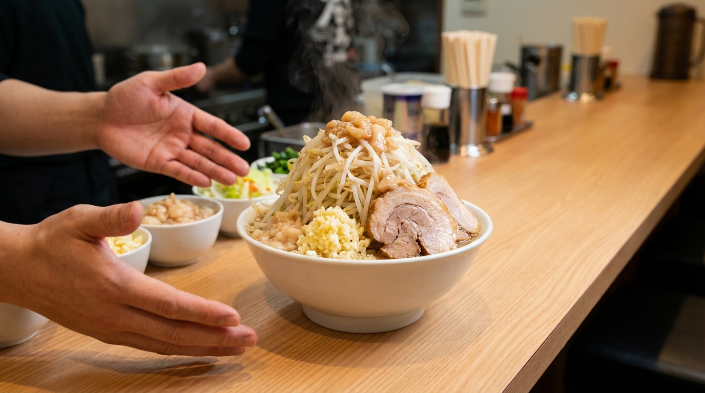 二郎系ラーメンのコールとは?仕組みと4つの項目を解説