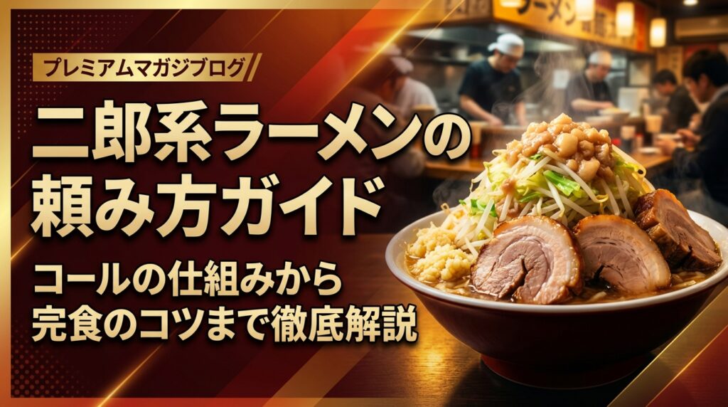二郎系ラーメンの頼み方ガイド｜コールの仕組みから完食のコツまで徹底解説