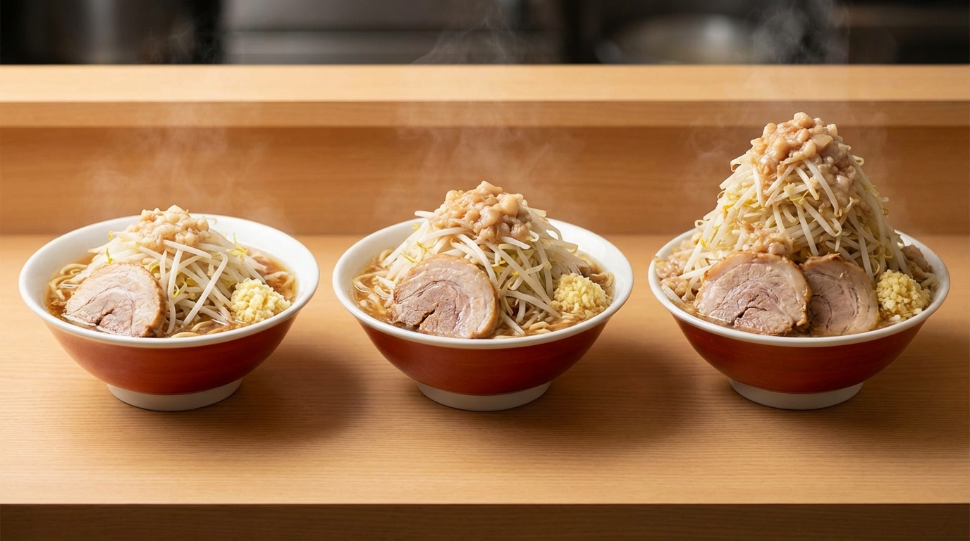 「マシ」「マシマシ」「少なめ」の違いと量の目安