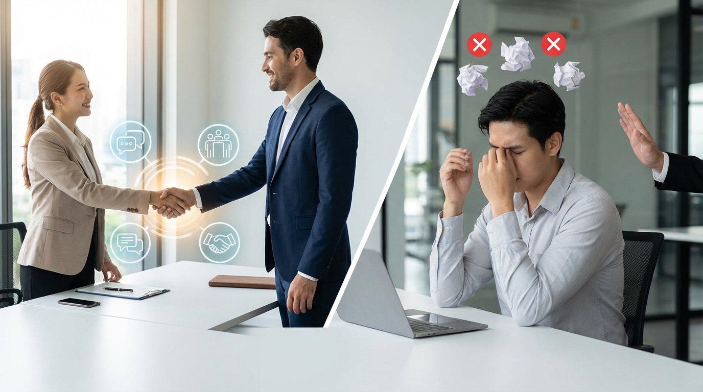 初心者が失敗しない頼み方のコツとNG行動5選