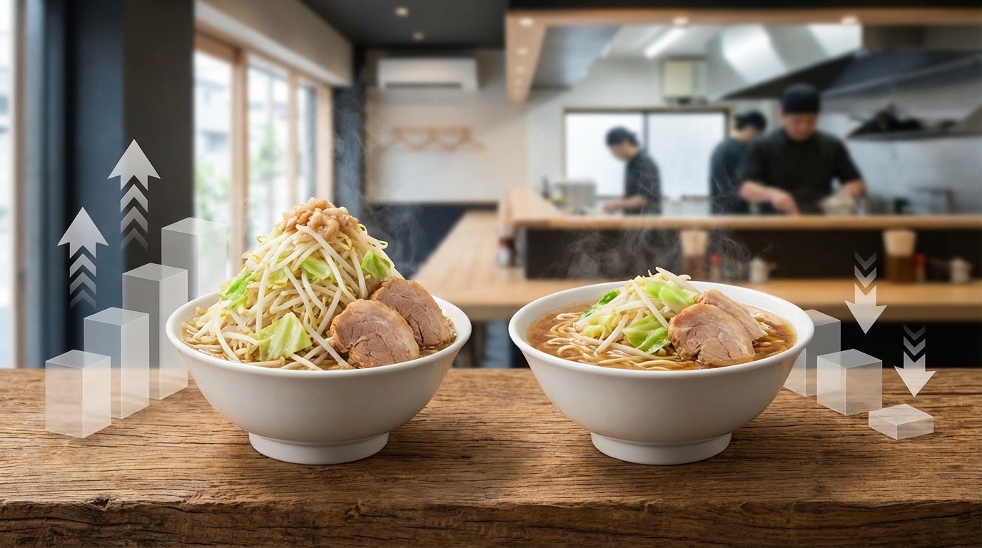 コールの増量・減量の伝え方|マシ・マシマシ・少なめの違い