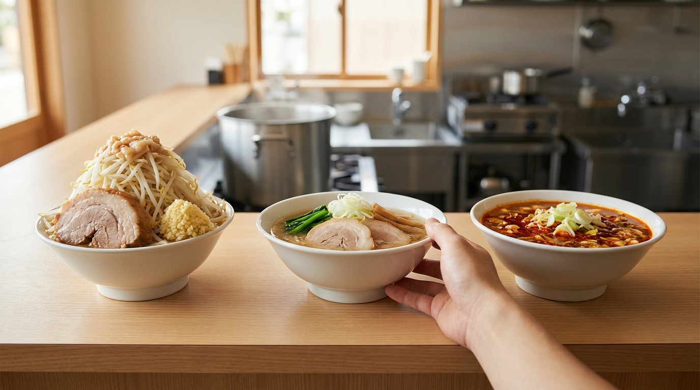 【タイプ別】あなたに合った二郎系ラーメン店の選び方