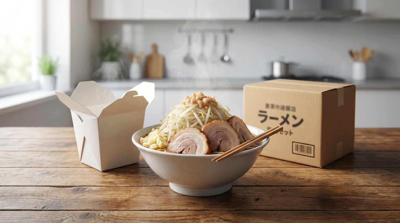 自宅で楽しむ二郎系ラーメン|テイクアウト・通販情報