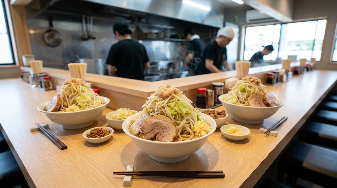 知っておくと安心!二郎系ラーメン用語集15選