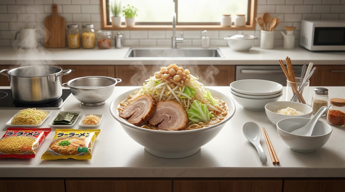 二郎系インスタントの作り方|5ステップで完全再現