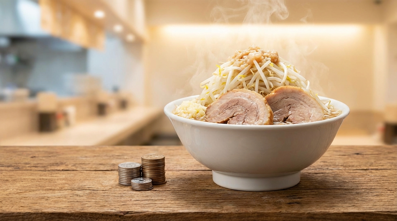 二郎系ラーメンの値段は800〜1,200円が相場【結論】