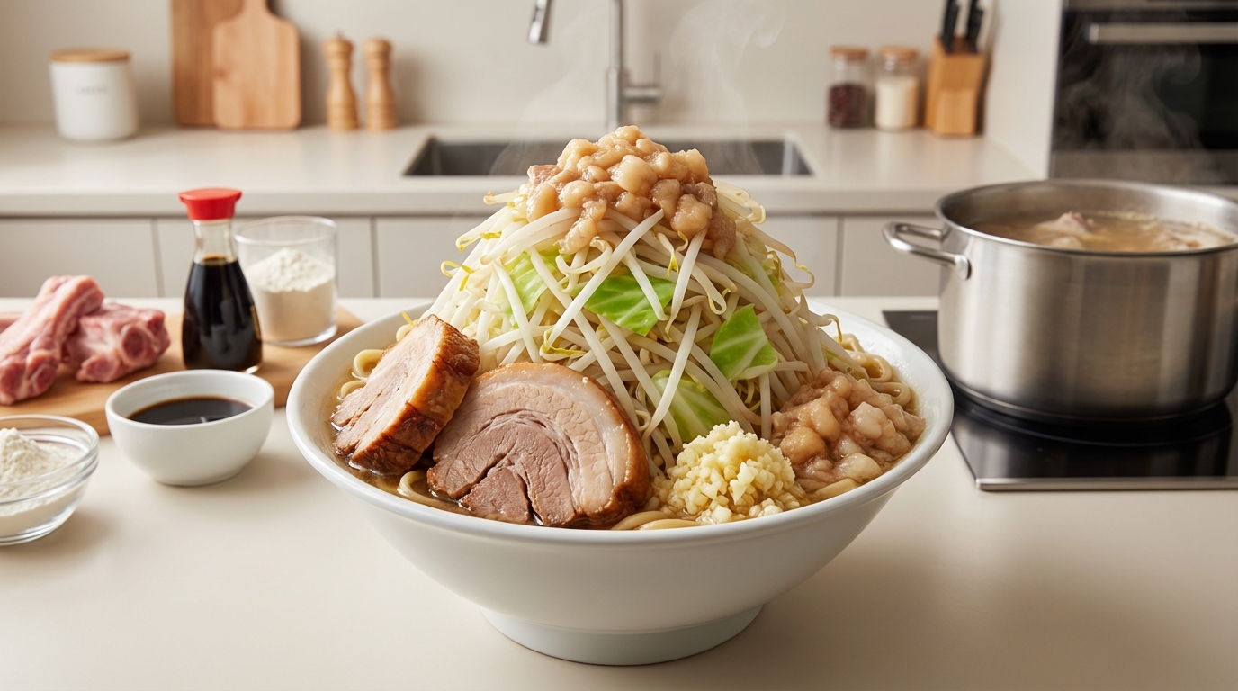 失敗しない！二郎系ラーメンを家で作るコツと注意点