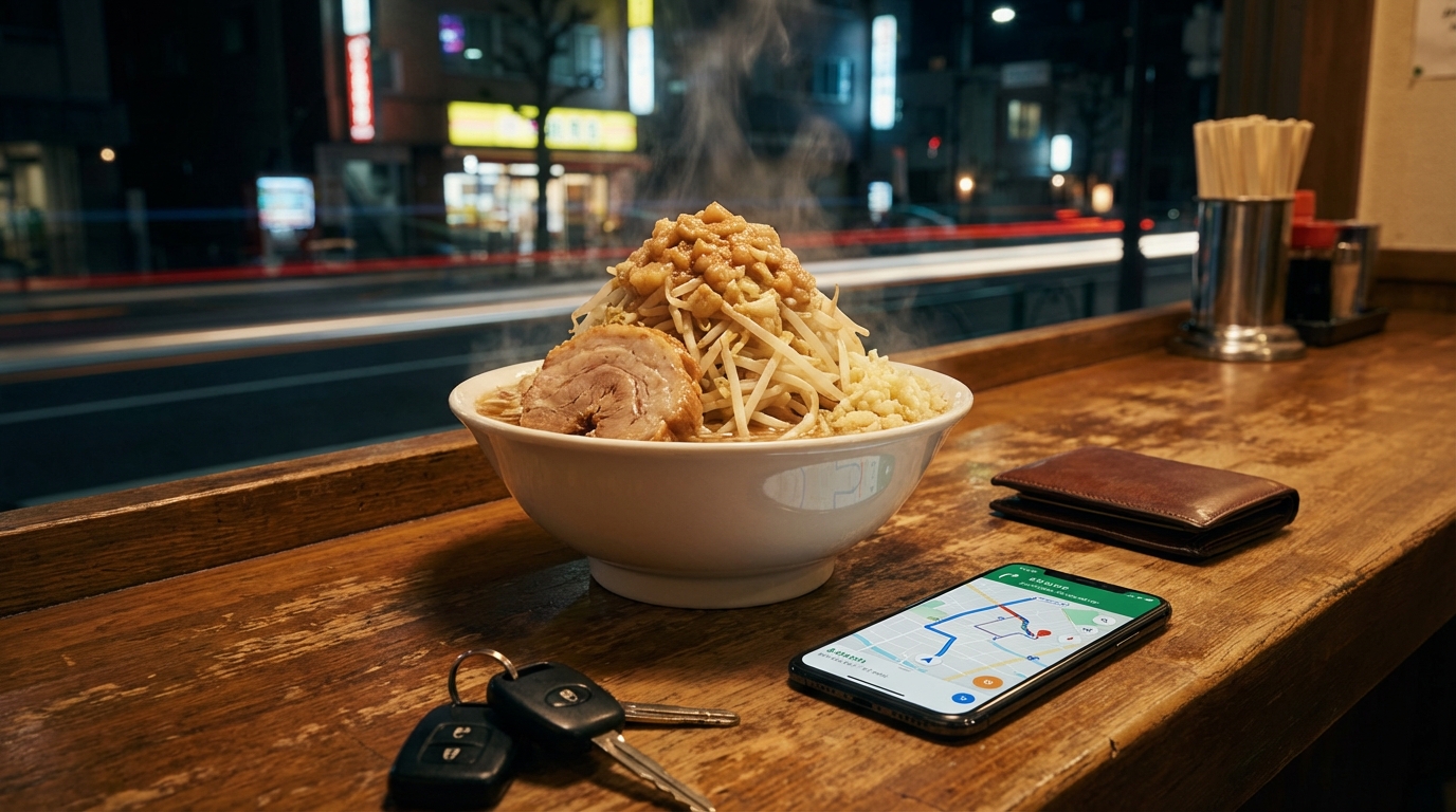 まとめ｜深夜の二郎系ラーメンは行く店を決めて今すぐ出発しよう