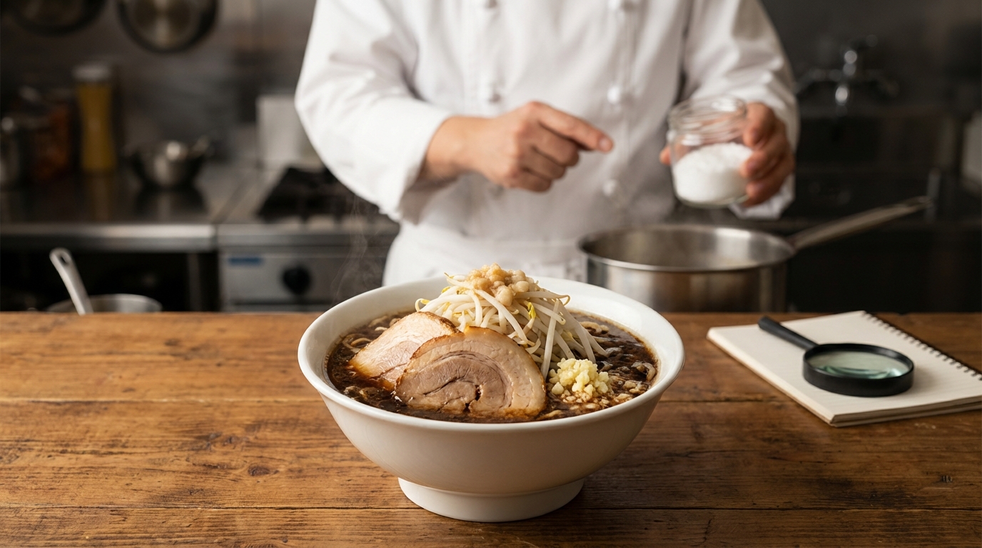 本家ラーメン二郎でも味の素を使っている?【実態を調査】