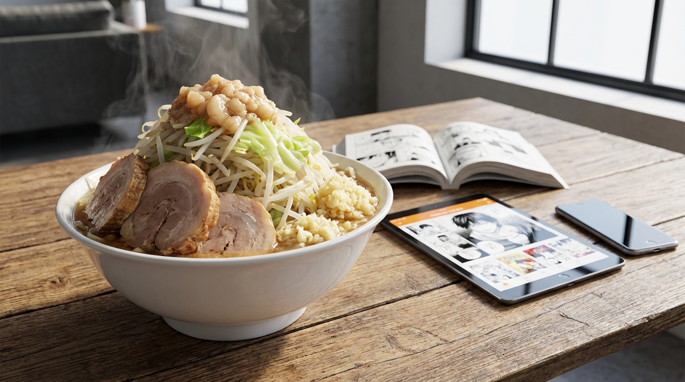 二郎系ラーメン漫画を読む方法【無料・電子書籍・紙版】