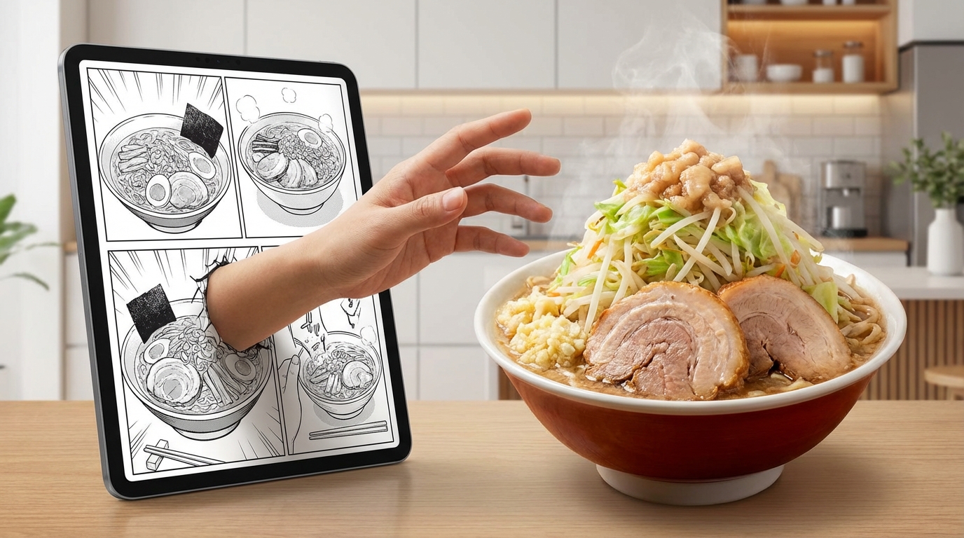 漫画を読んだら実食へ!二郎系デビューガイド