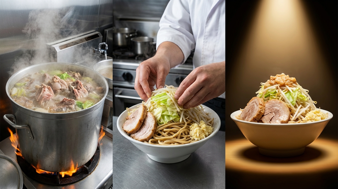 【本格版】8時間かけて作る二郎系ラーメンの全工程