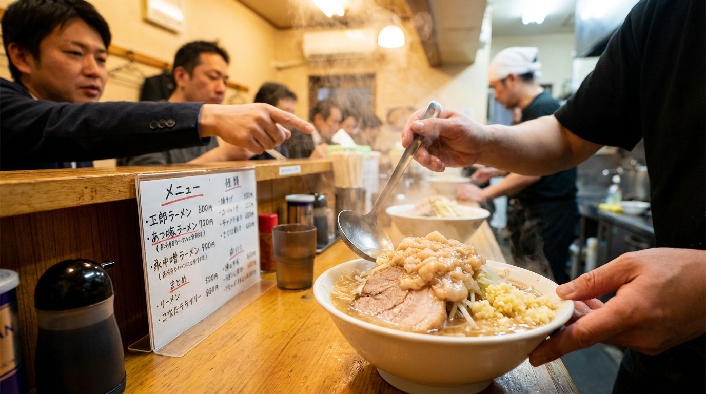 【店で食べる人向け】二郎系ラーメンの油（アブラ）の頼み方・調整術