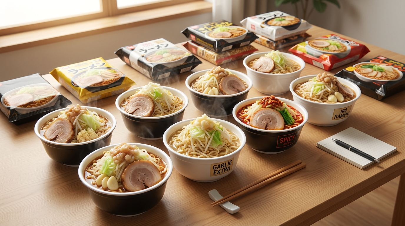 【タイプ別】あなたに合う二郎系カップラーメンの選び方