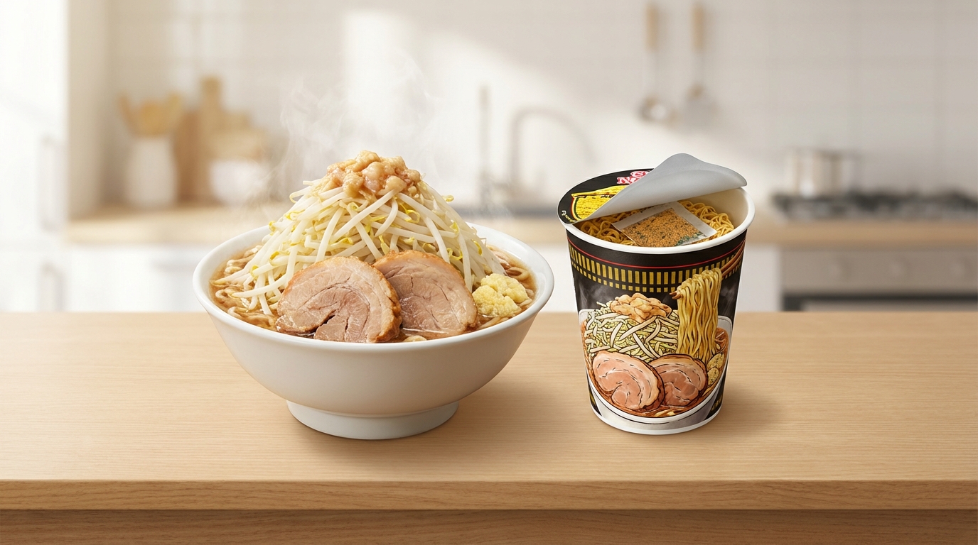 そもそも二郎系カップラーメンとは？本物との違いを解説