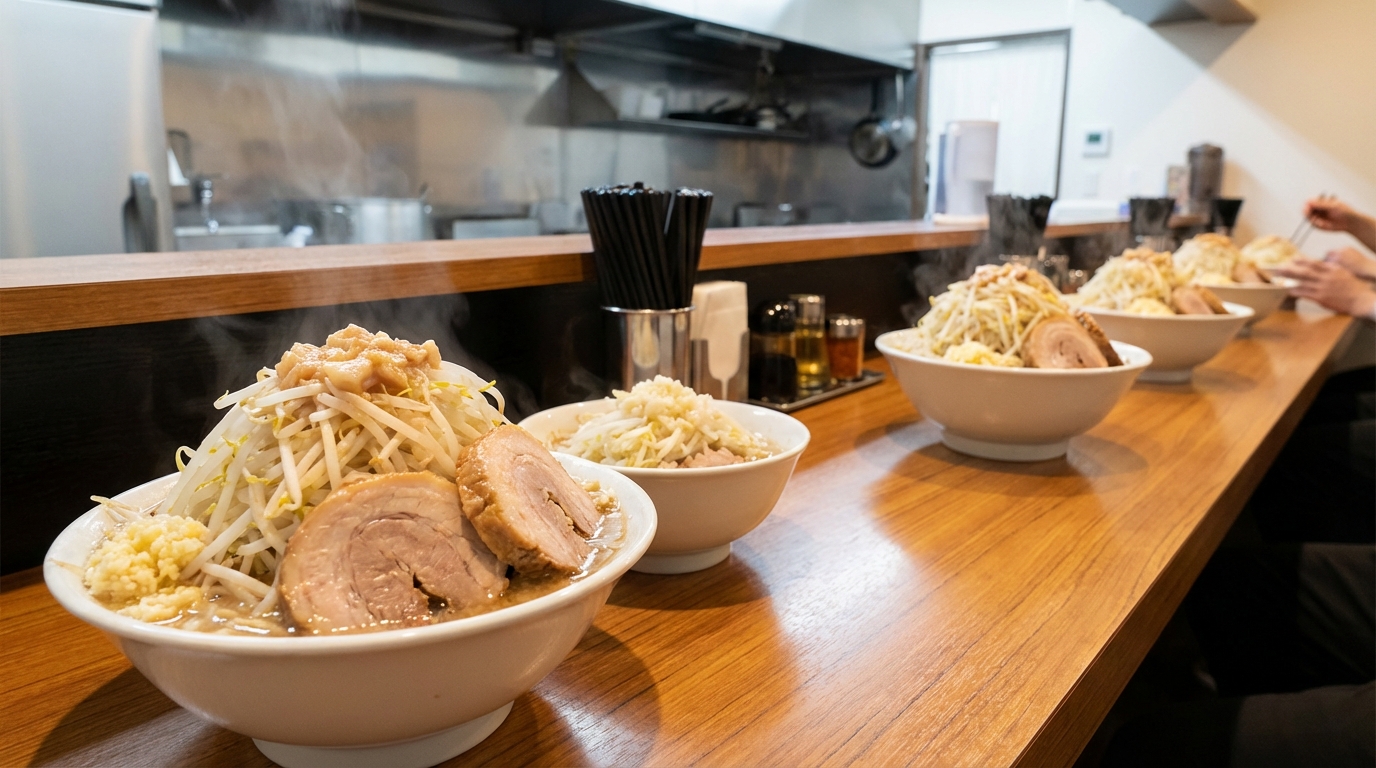 二郎系ラーメン全国チェーン・有名店一覧【店舗数順】