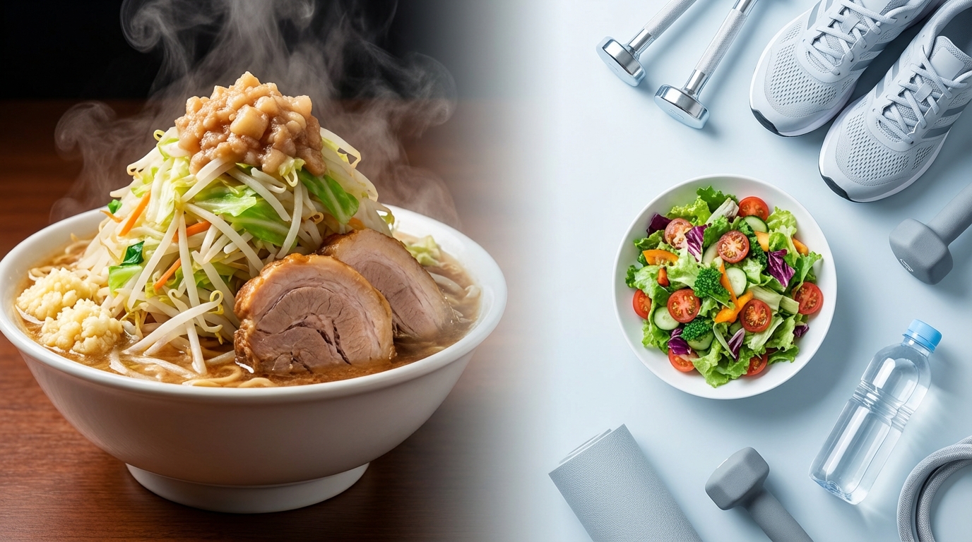 【結論】二郎系ラーメンで痩せることは可能?答えは「条件付きでYes」
