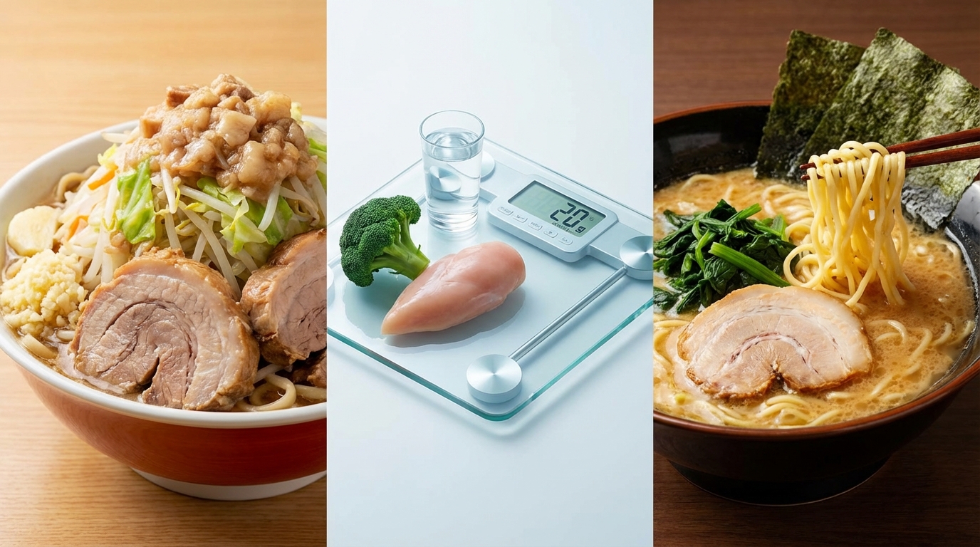 二郎系vs家系ラーメン|ダイエット視点で比較