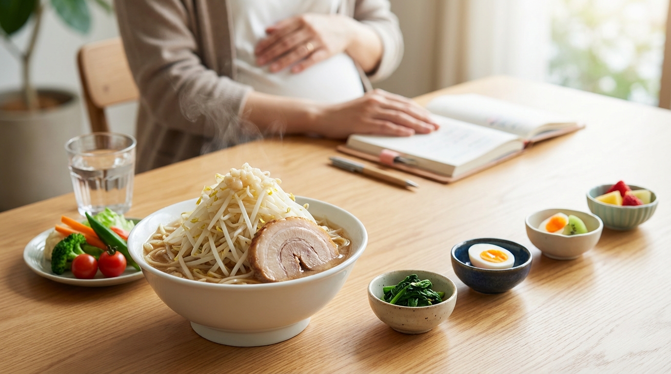 妊娠中に二郎系ラーメンを食べるときの5つのルール