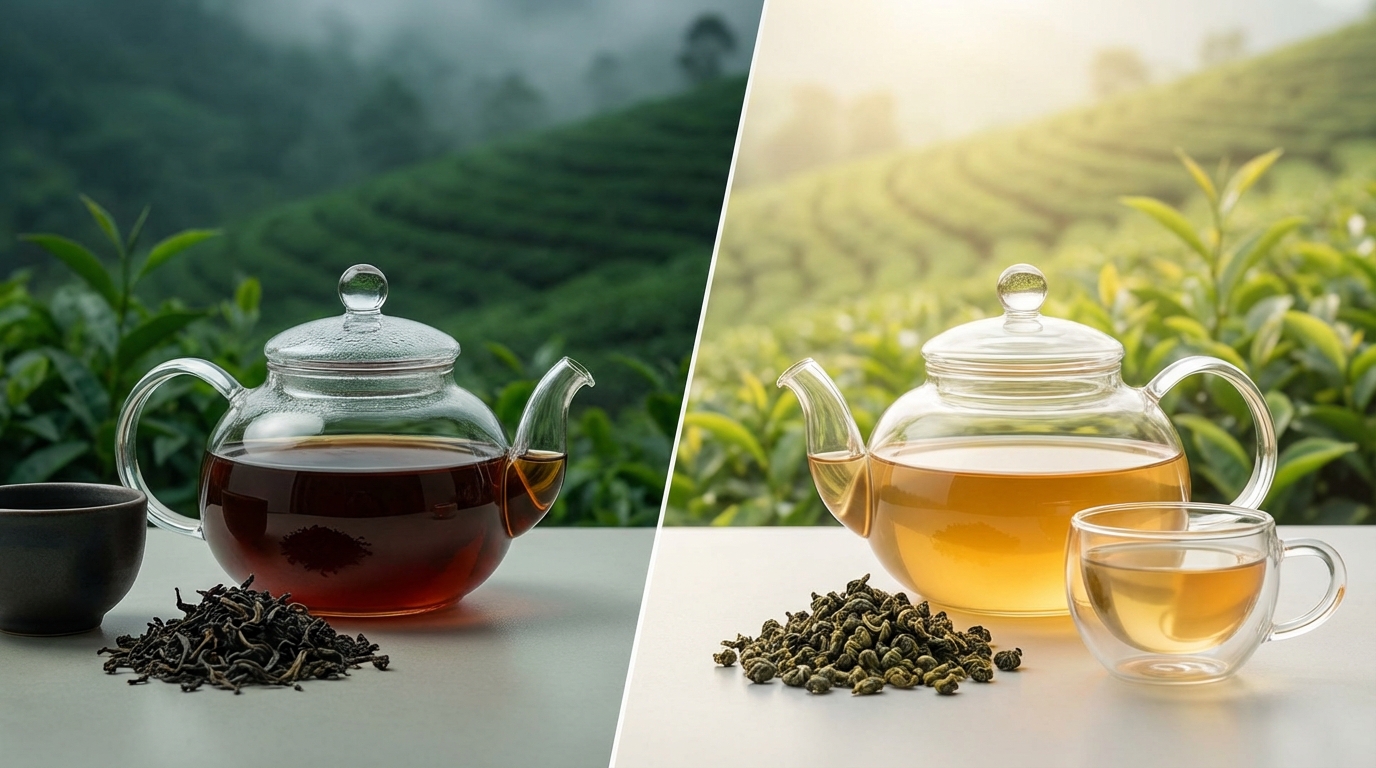 黒烏龍茶と普通の烏龍茶の違い｜どちらを選ぶべきか