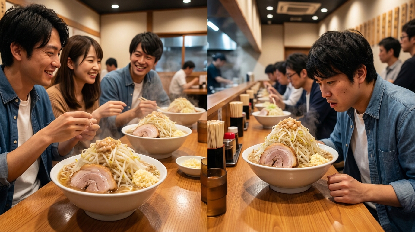 二郎系ラーメンでテーブル席を選ぶメリット・デメリット