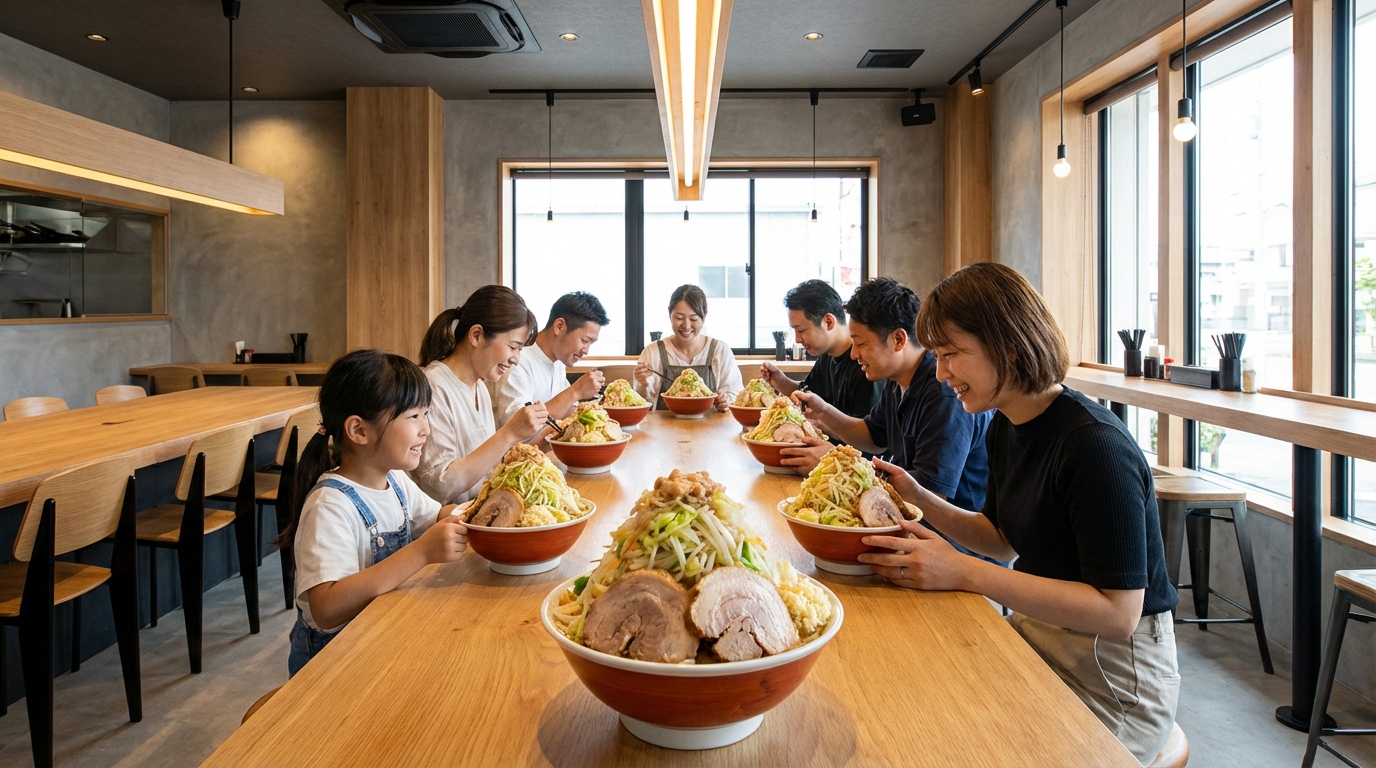 まとめ|テーブル席のある二郎系で気軽にガッツリ飯を楽しもう