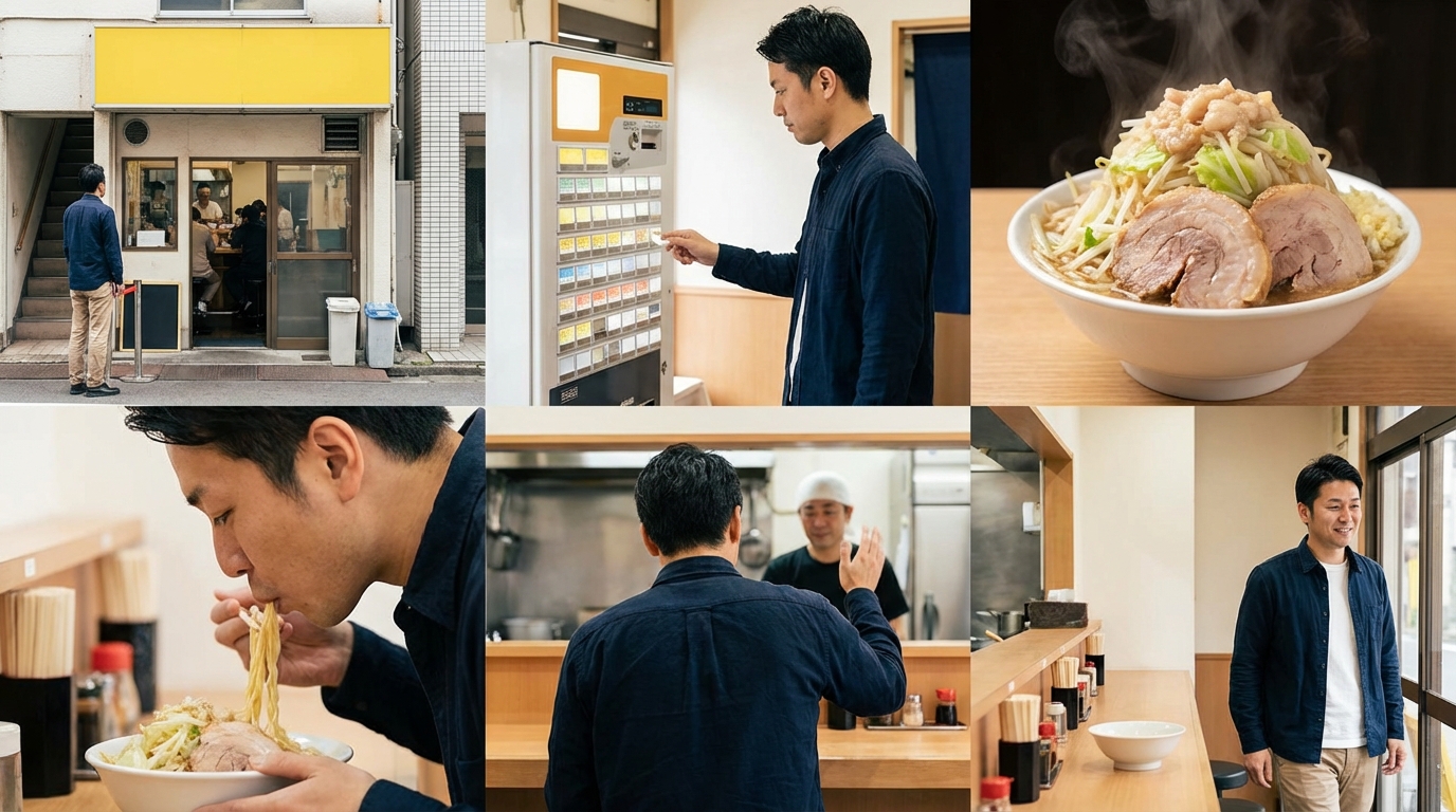 【実践】二郎系ラーメン入店から退店までの完全フロー