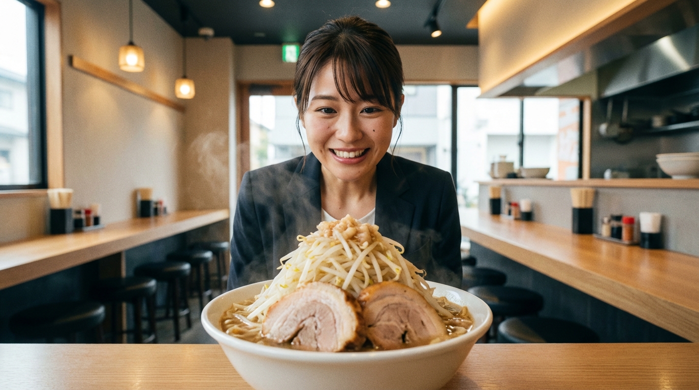 女性の初めての一杯におすすめの二郎系店舗2選