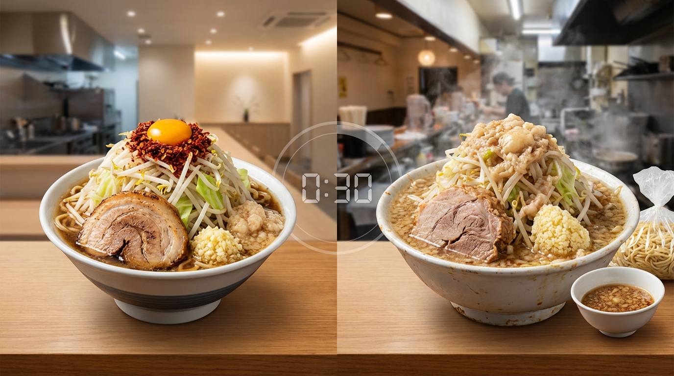 【結論】二郎系インスパイアとは?直系との違いを30秒で解説