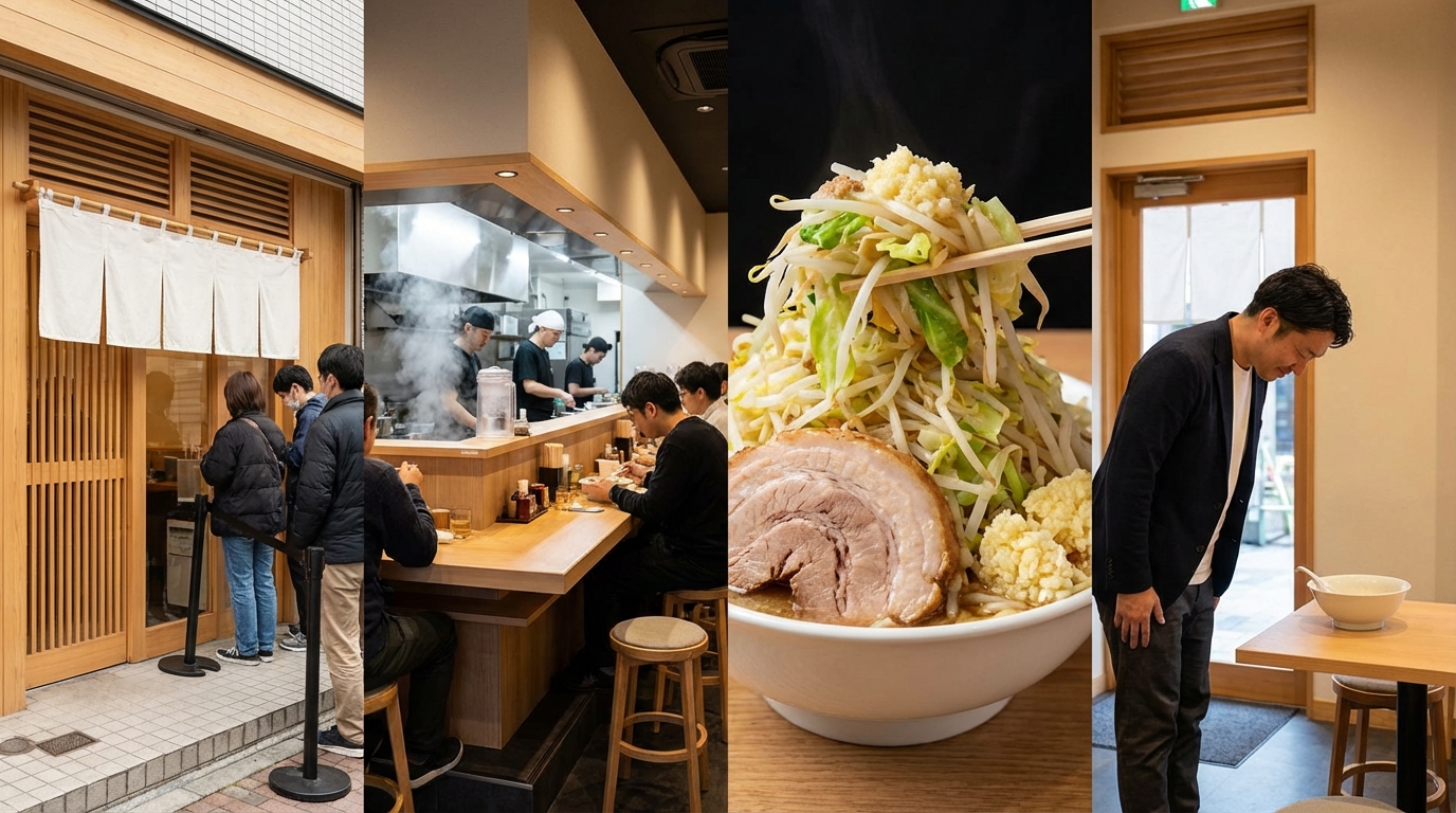 【実践ガイド】初めての二郎系インスパイア店|入店から退店まで