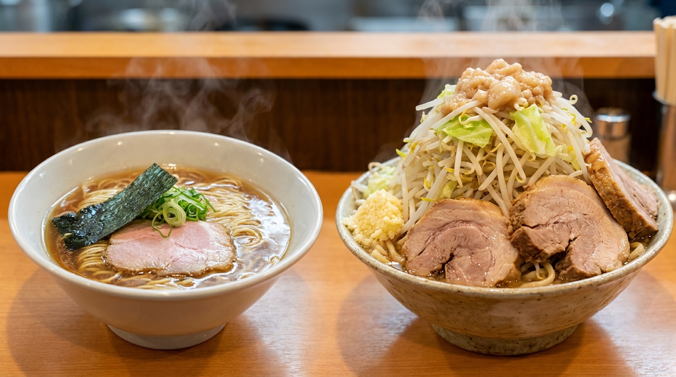 そもそも二郎系ラーメンとは?普通のラーメンとの違い