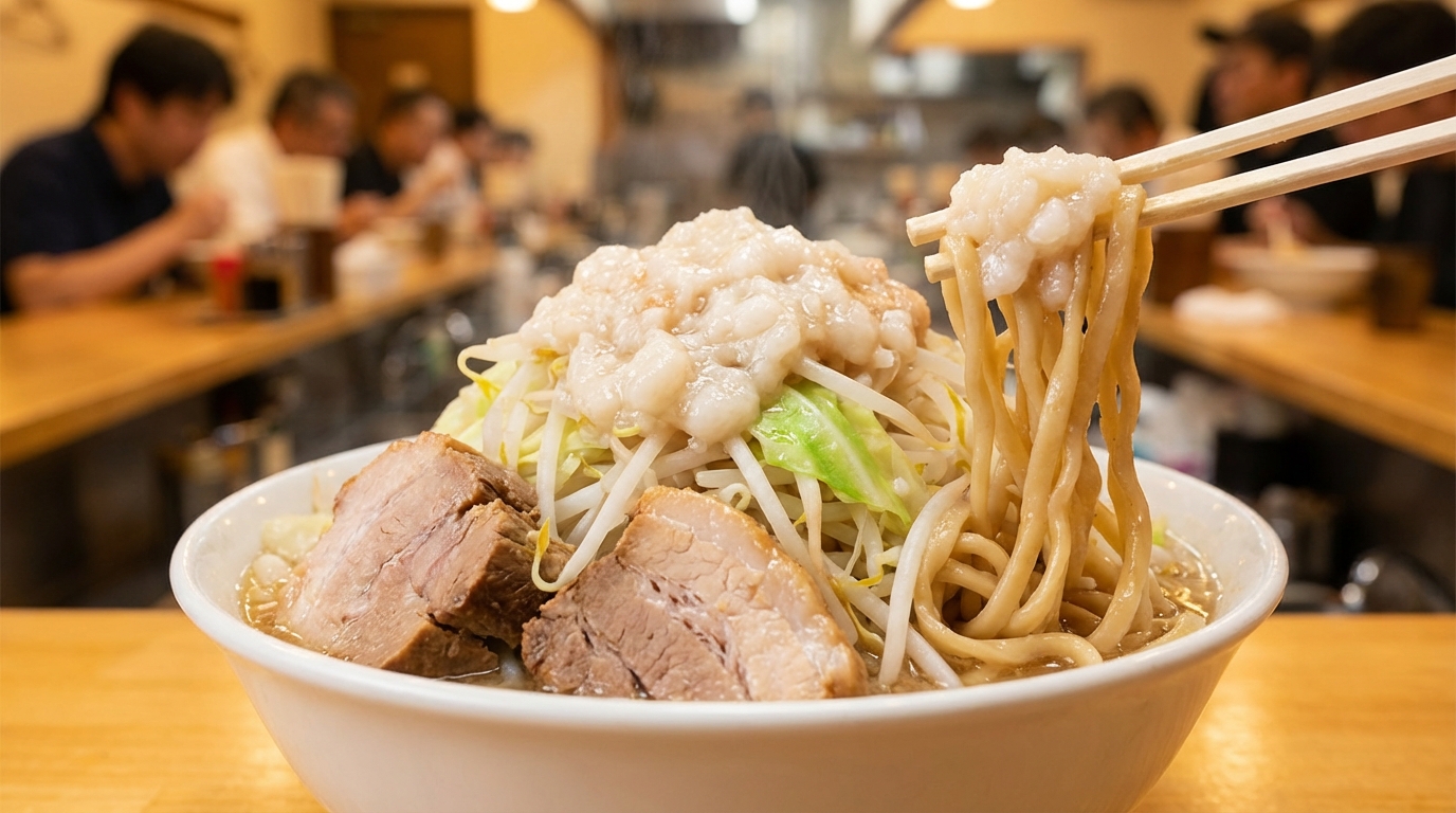 【実践】二郎系ラーメンの背脂の頼み方とコール例