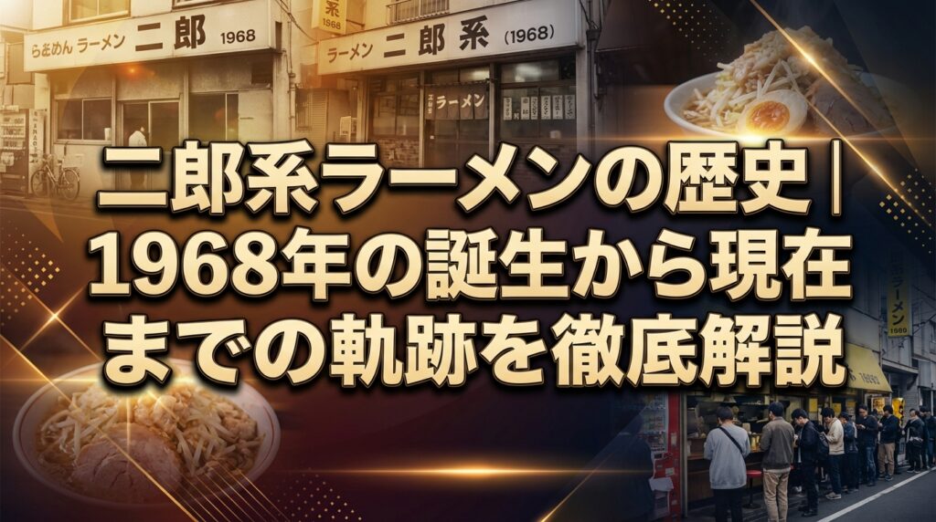 二郎系ラーメンの歴史｜1968年の誕生から現在までの軌跡を徹底解説