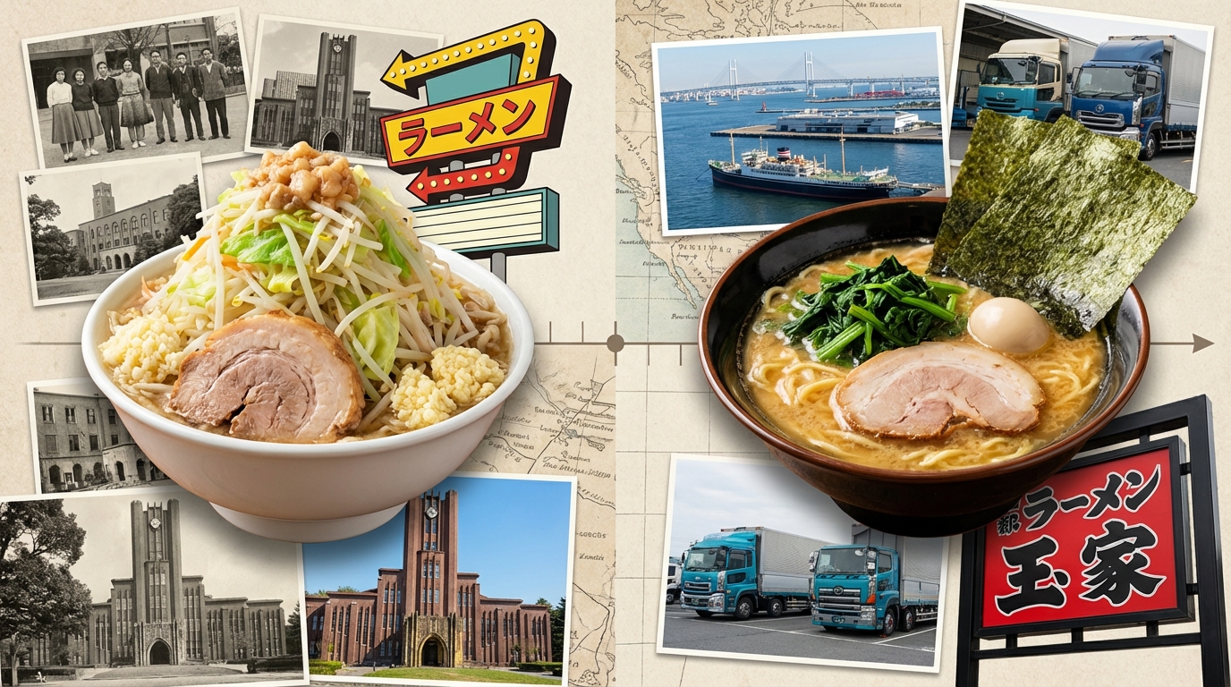 二郎系と家系の発祥・歴史の違い