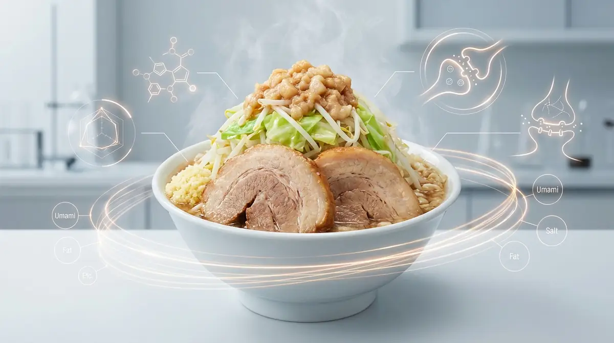 二郎系ラーメンが美味しいと言われる5つの理由【味覚科学で解説】