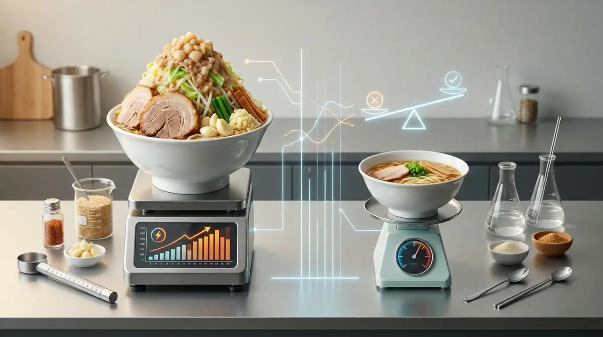 呪文（コール）別カロリー早見表｜マシ・抜きの影響を解説